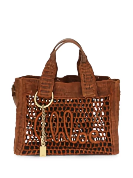 Geantă shopper Chloé maro