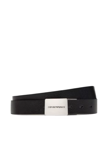Pasek Emporio Armani czarny