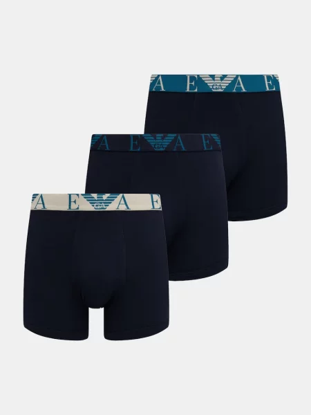 Emporio Armani Underwear boxerky pánske s bavlnou modrá