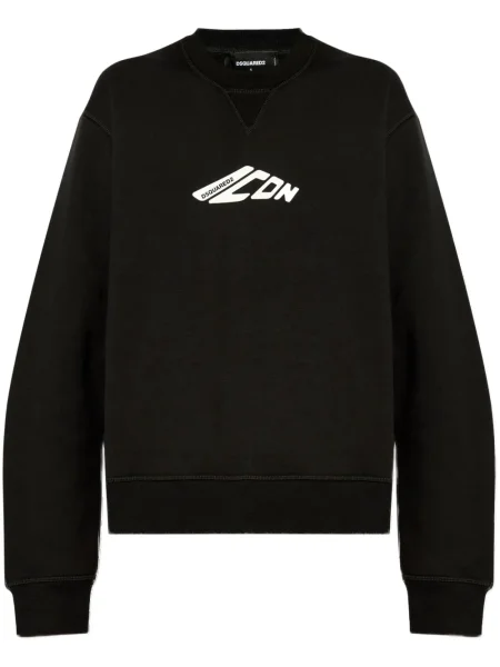 Hanorac Dsquared2 cu imagine negru