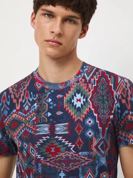 Тениска Medicine с десен черно