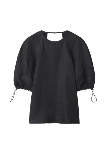 Top Maison Kitsune negru