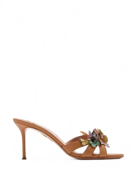 Papuci tip mules Aquazzura din piele
