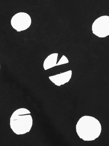 Cămașă Raf Simons cu buline cu imagine negru