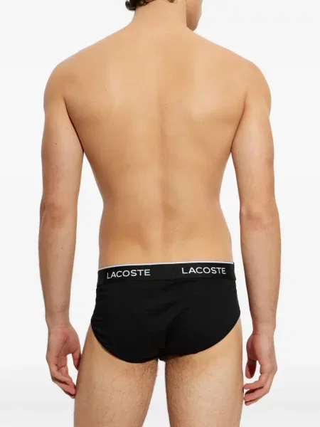 Бикини Lacoste с автограф черно