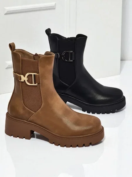 Gleznă botine Resti maro