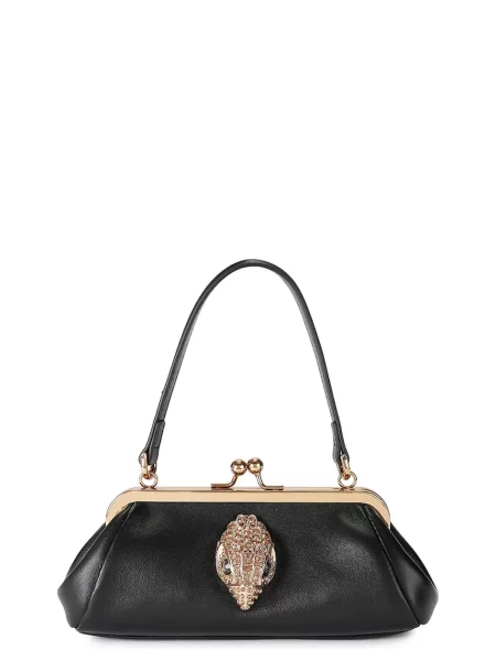 Kurt Geiger London crossbody kabelka kožená KENSINGTON černá