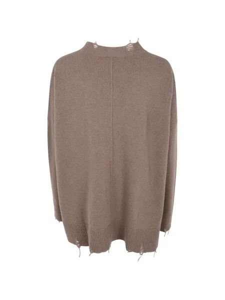 Pulover Laboratorio Capri cu broderie maro