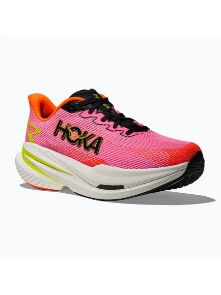 Кросівки для бігу Hoka Mach X 3 neon rose/neon tangerine рожеві