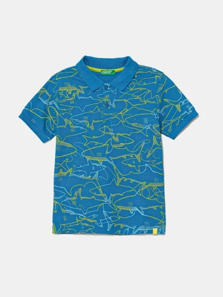 United Colors of Benetton Dětská polokošile modré