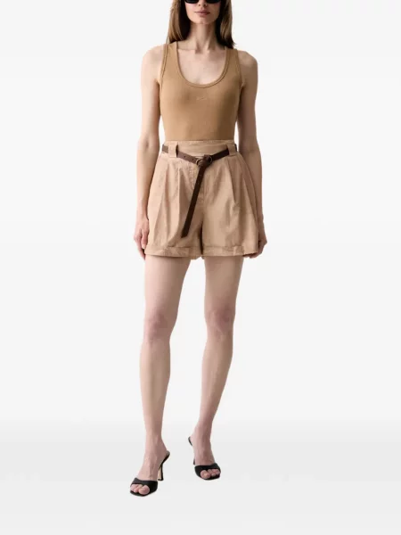 Cu centură pantaloni scurți Haveone