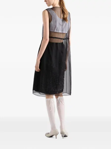 Rochie Prada de mătase negru