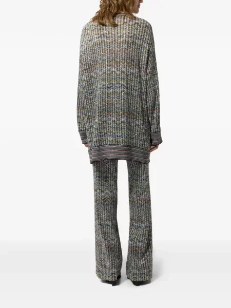 Cardigan Missoni cu paiete verde
