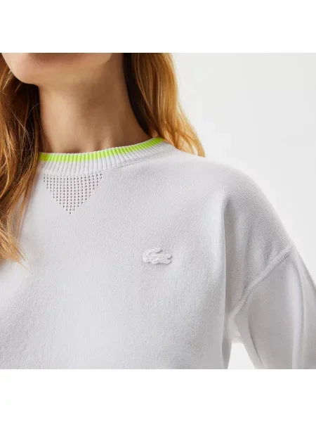 Lacoste Swetry Lacoste biały