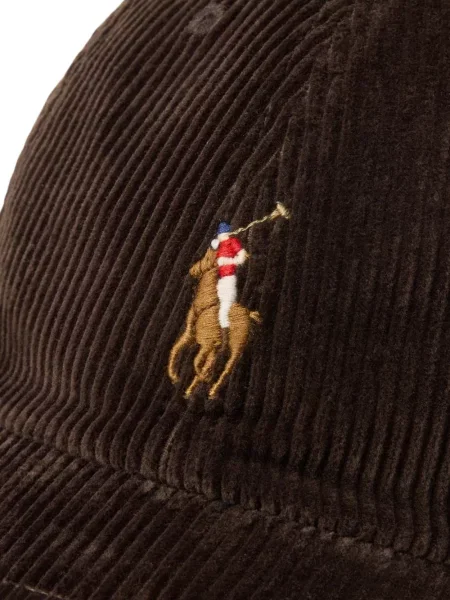 Ριγέ polo Polo Ralph Lauren με κουκούλα με αυτόγραφο λευκό