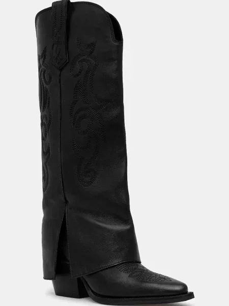 Answear.LAB cizme de piele cu drept negru