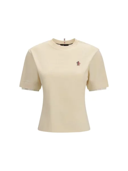 Koszulka sportowa Moncler beżowa