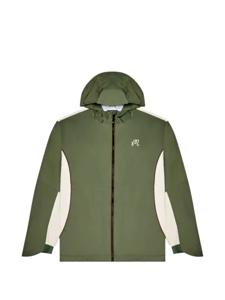 Golf kurtka Malbon Golf z kapturem zielona