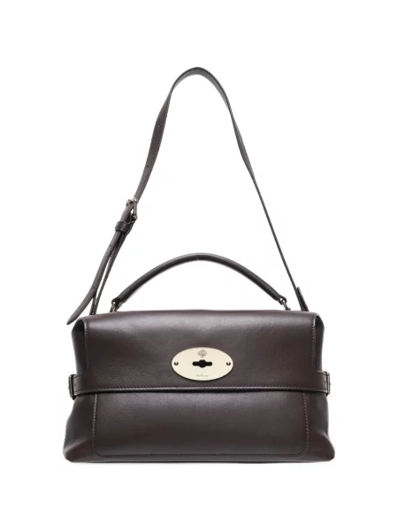 Geantă shopper Mulberry din piele maro