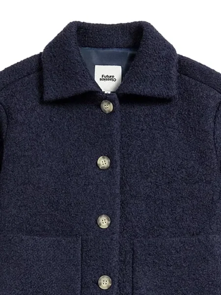 Bouclé geacă Future Classics albastru
