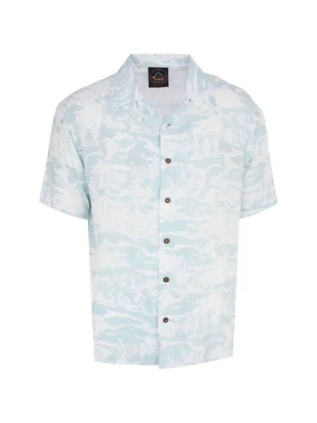 Риза Mauna Kea с принт синьо