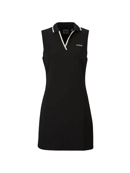 Rochie fără mâneci Guess fără mâneci negru