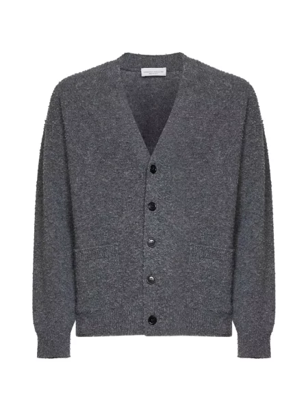 Cardigan Roberto Collina tricotate gri