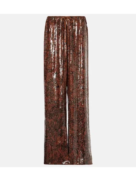 Pantaloni Dries Van Noten verde