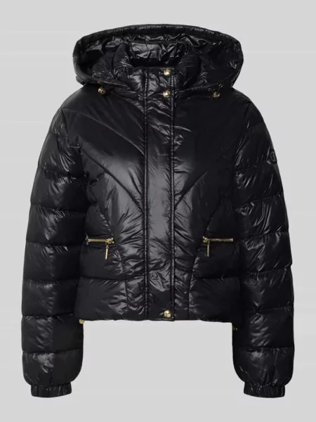 Kurtka o kroju regular fit z efektem pikowania model IMBOTTITO' Liu Jo Sport czarna