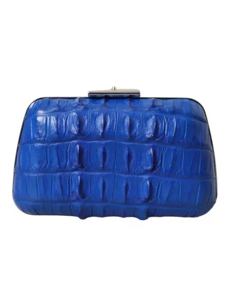 Torebka crossbody Balenciaga skórzana niebieska