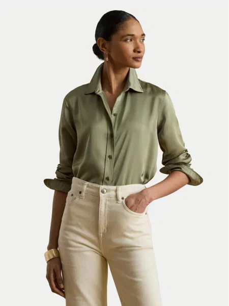 Košile LAUREN RALPH LAUREN zelená