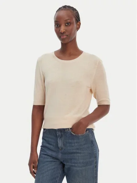 BOSS Pulover C_Fiaffu bež