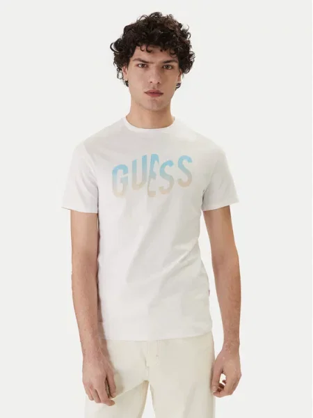 Guess T-shirt Slim Fit bijela