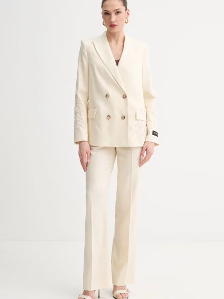 ERMANNO Firenze двобортний піджак з льоном