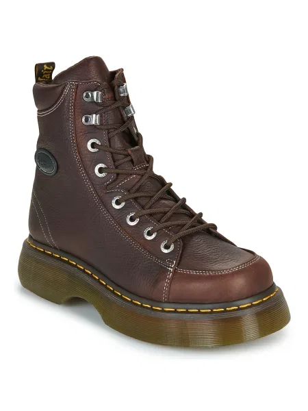 Členkové topánky Dr. Martens hnedá