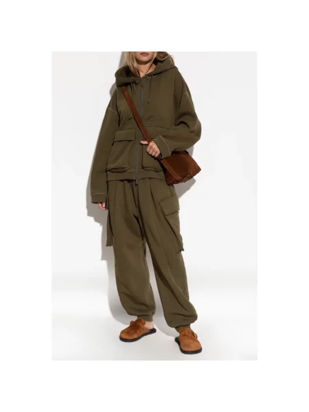 Bluza z kapturem Dsquared2 z kapturem zielona