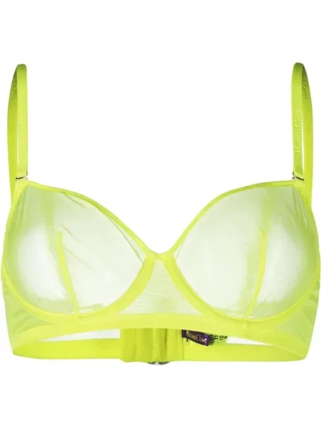 Sutien Maison Close transparente galben