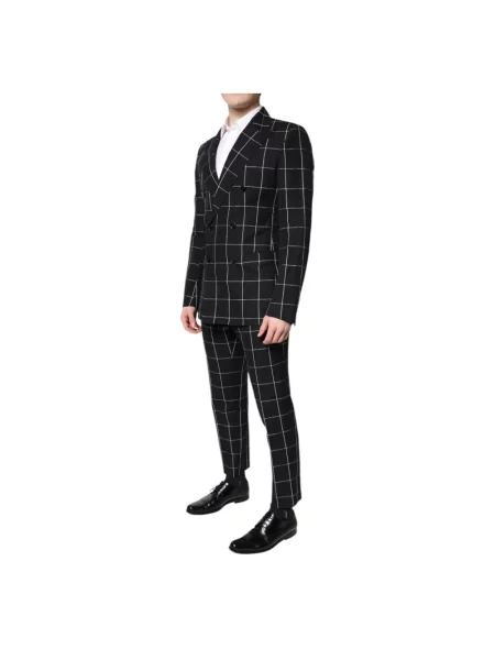 Garnitur Dolce And Gabbana dwurzędowy czarny