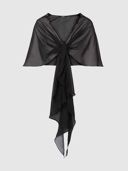 Bolerko z szyfonu Vera Mont czarna