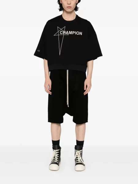Тениска Rick Owens X Champion черно