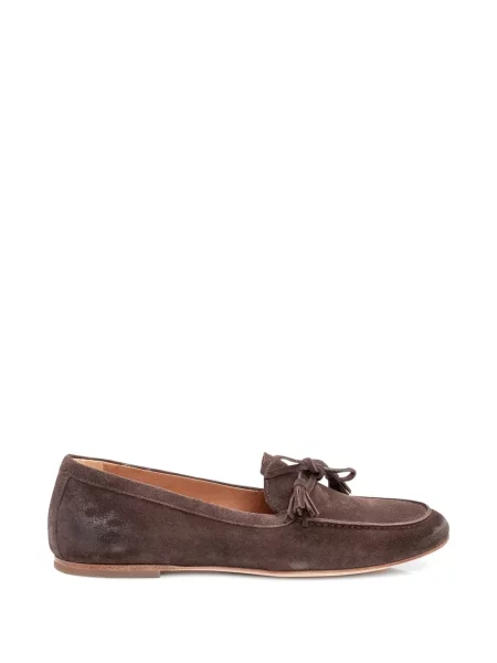 Pantofi loafer Ducanero din piele de căprioară maro