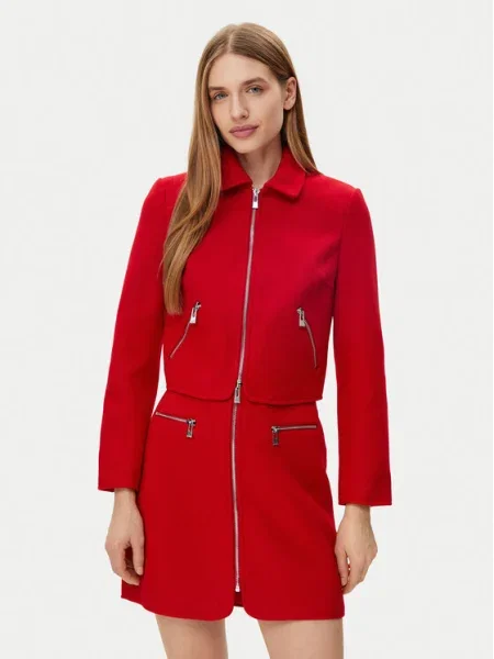 Morgan Sacou Straight Fit roșu