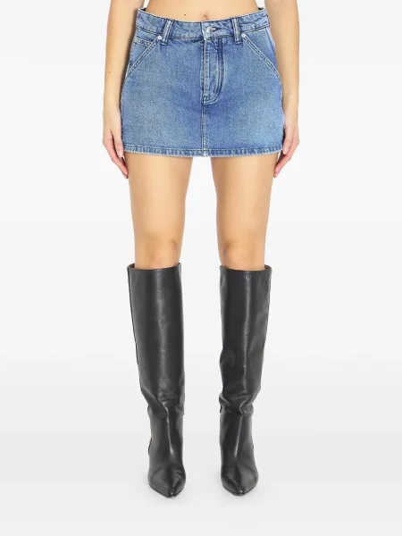 Pantaloni scurți din denim Alexander Wang albastru