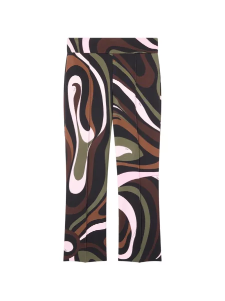 Pantaloni Pucci cu imagine negru