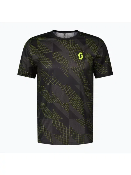 Koszulka do biegania SCOTT RC Run black/yellow czarna