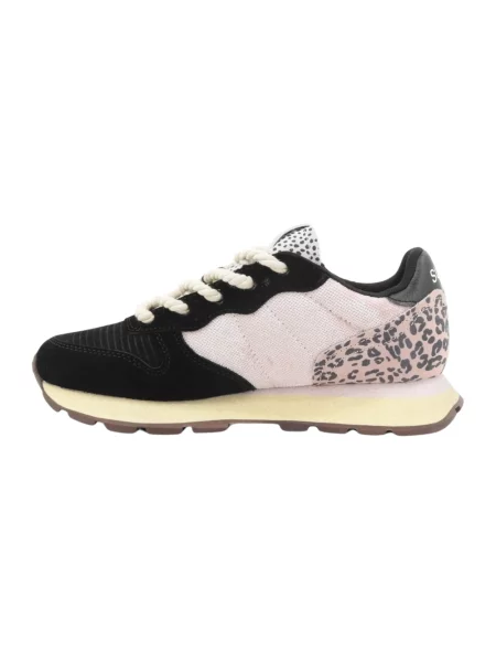 Sneakersy Sun68 skórzane czarne