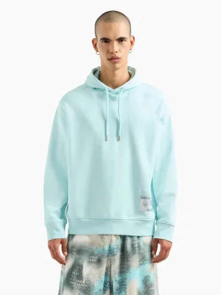 Худі Armani Exchange блакитний