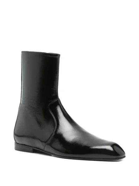 Botine Khaite din piele negru