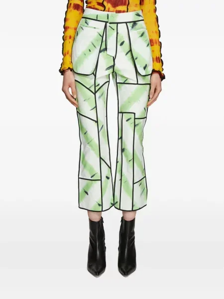 Pantaloni Asai verde