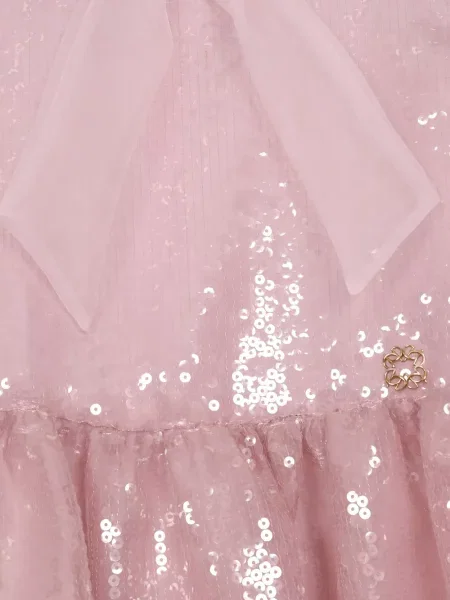 Sukienka dziecięca Elie Saab różowa